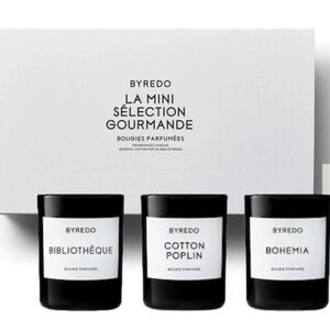 Byredo La Mini Candle Selection Bois, 3 x 70g